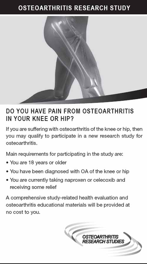 Osteoarthritis Research Study