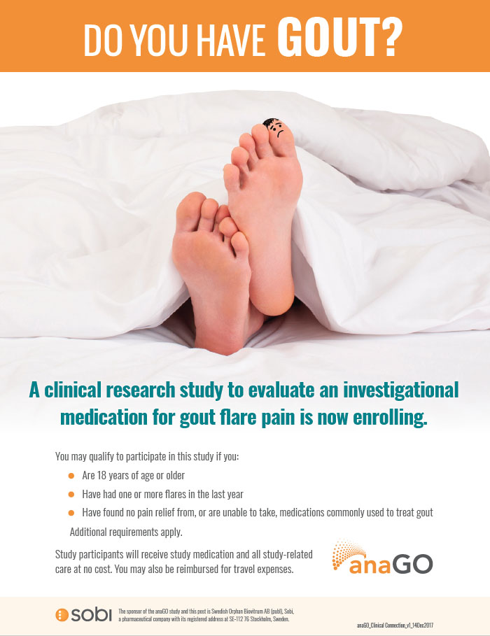 Gout Multiple Locations in the US (Clinical Trial 38366)