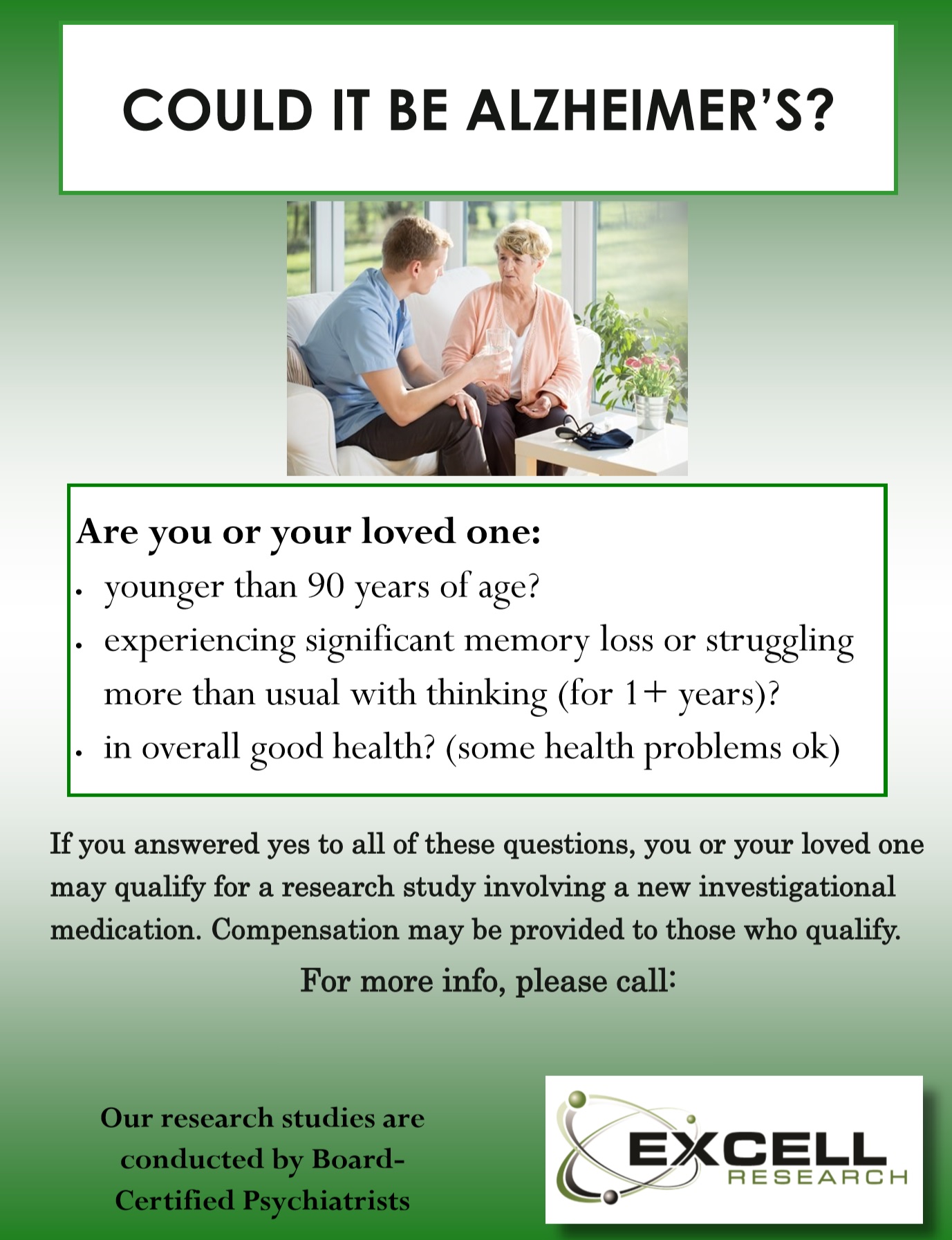 memory loss clinical research study lilly
