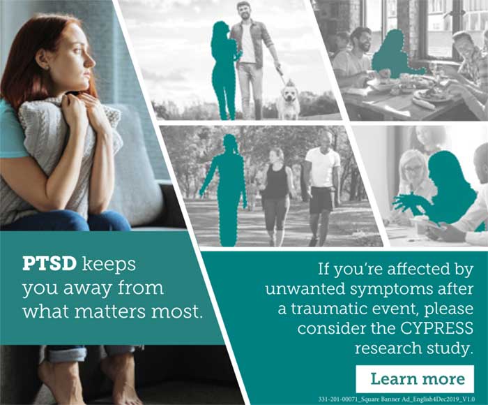 <b>Post-Traumatic Stress Disorder (PTSD) - Multiple Locations in the US</b>