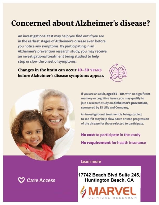 Alzheimer's Disease - Huntington Beach CA