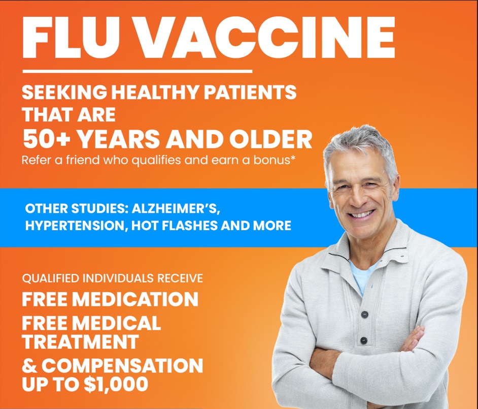 Flu Vaccine 50+ - Huntington Beach CA