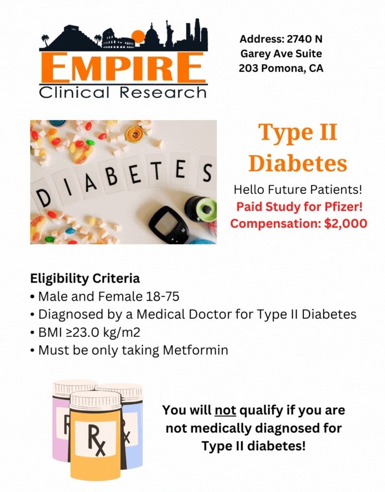 Type II Diabetes - Pomonca CA (Metro Los Angeles)